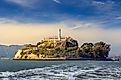 Alcatraz Island in San Francisco, USA.