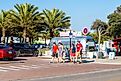 People walking around in downtown Seaside, Florida, via Andriy Blokhin / Shutterstock.com