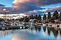 View of the coast along Port Fairy in Australia.