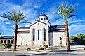 Saint Garabed Armenian Apostolic Church of the Desert in Rancho Mirage, California. Editorial credit: Philip Pilosian / Shutterstock.com