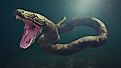 A Titanoboa model illustration.