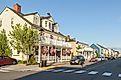 Street view of St. Andrews (St. Andrews By-the-Sea) in New Brunswick, Canada. Editorial credit: JHVEPhoto / Shutterstock.com