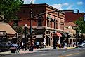 Main Avenue in Durango, featuring the oldest bank building in Colorado. Image credit WorldPictures via Shutterstock