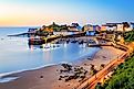 The beautiful town of Tenby, Wales, United Kingdom.