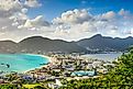 Great Salt Pond, Sint Maarten. 