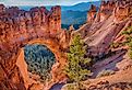 Natural Arch in Bryce Canyon National Park.