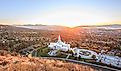 Bountiful Temple In Bountiful, Utah.