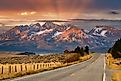 The Sawtooth Mountains near Stanley, Idaho.