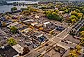 Aerial View of the Twin Cities Suburb of Excelsior, Minnesota. Image credit Jacob via AdobeStock.