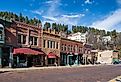 Historic downtown Main Street in Deadwood, South Dakota. Image credit Nagel Photography via Shutterstock