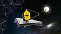 Artists impression of the James Webb Space Telescope