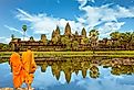 The temple complex of Angkor Wat in Cambodia. Image credit Sakdawut Tangtongsap via Shutterstock 