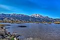 Gorgeous shot of Washoe Lake in Washoe Valley, Nevada. 