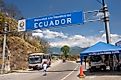 The Peru-Ecuador border. Editorial credit: Ryszard Stelmachowicz / Shutterstock.com. 