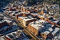 Aerial View of Deadwood, South Dakota 