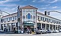 Liberty Theatre in downtown Astoria, a city landmark. Editorial credit: BZ Travel / Shutterstock.com