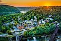 Cityscape of Gatlinburg, Tennessee.