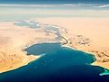 The Suez Canal.