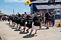 Tug of War match in Hastings England.  Editorial credit: David Fowler / Shutterstock.com