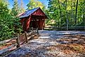 Campbell's Covered Bridge, the only remaining bridge of its type in the state of South Carolina.