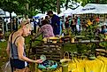 People shopping in Lititz, Pennsylvania