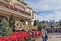 Dollywood theme park in the city of Pigeon Forge, Tennessee. Image credit Michael Gordon via Shutterstock