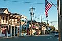 Downtown Cedar Key, Florida.