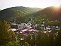 Sunset of Deadwood, South Dakota. Image credit Jason Donnelly via shutterstock