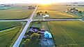 Pick from a variety of breath taking views capture by a drone. Aerial photos are taken from a variety of places and themes. Enjoy the aerial views! Location: Midwest Rural Davenport Iowa.