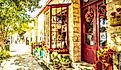 Main Street in Fredericksburg, Texas. Image credit ShengYing Lin via Shutterstock