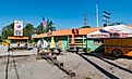 A general store in Beverly Shores, Indiana.