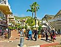 Avalon is a resort community with the waterfront dominated by tourism-oriented businesses on Santa Catalina Island, in the Channel Islands, off Los Angeles.