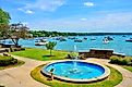 Beautiful scenery on the Skaneateles Lake, New York. Editorial credit: PQK / Shutterstock.com