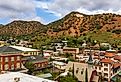 Overlooking downtown Bisbee, Arizona.