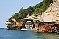 Pictured Rocks National Lakeshore, Michigan.