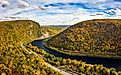 A road along the Delaware Water Gap in New Jersey.