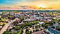 Aerial view of Knoxville, Tennessee.