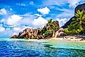 Source d'Argent at La Digue Island, Seychelles. Image credit: Zoltan.Benyei via Shutterstock