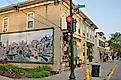 Beautiful street mural in Cedarburg, Wisconsin. Image credit Elvis Kennedy via Flickr.com