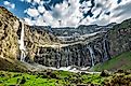 Gavernie Falls, Pyrenees mountains.