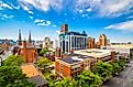 The skyline of Birmingham, Alabama. 