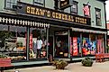 Stowe, Vermont: The Shaw General store in downtown Stowe, Vermont, via James Kirkikis / Shutterstock.com