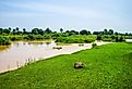 Kaduna River in Kaduna, Nigeria.