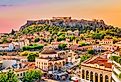 Athens and Acropolis hill, the new and the old. Image credit Nick N A via Shutterstock