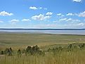 Goose Lake, Modoc County, California, US. 