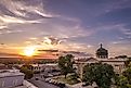 Architecture of Courthouse in Georgetown, Texas