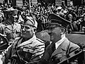 Hitler and Mussolini in Munich, Germany, June 18, 1940