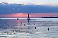 Lake Constance, also known as Bodensee in German, is a large body of water that is shared by the three European nations.