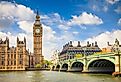 Big Ben and Houses of Parliament, London.