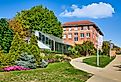 Teaching and Research Greenhouse on the campus of the University of Northern Iowa in Cedar Falls, Iowa. Image credit Ken Wolter via Shutterstock